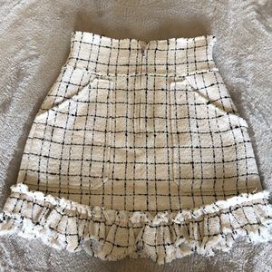Rebecca Taylor tweed skirt